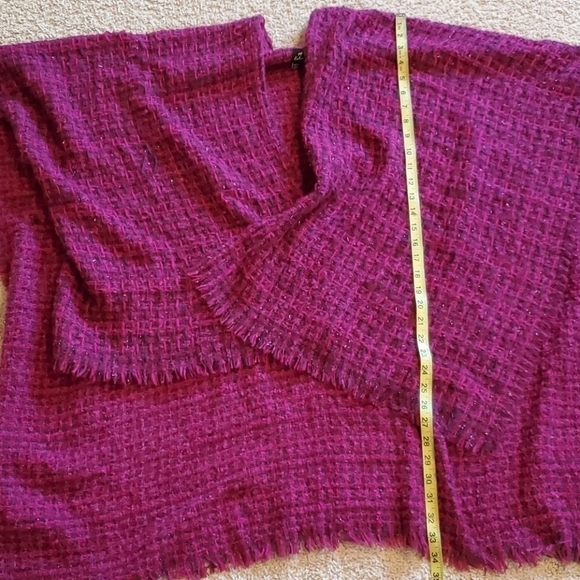 NWT Echo Poncho Metallic Tweed sweater knit winter cardigan - Picture 7 of 7